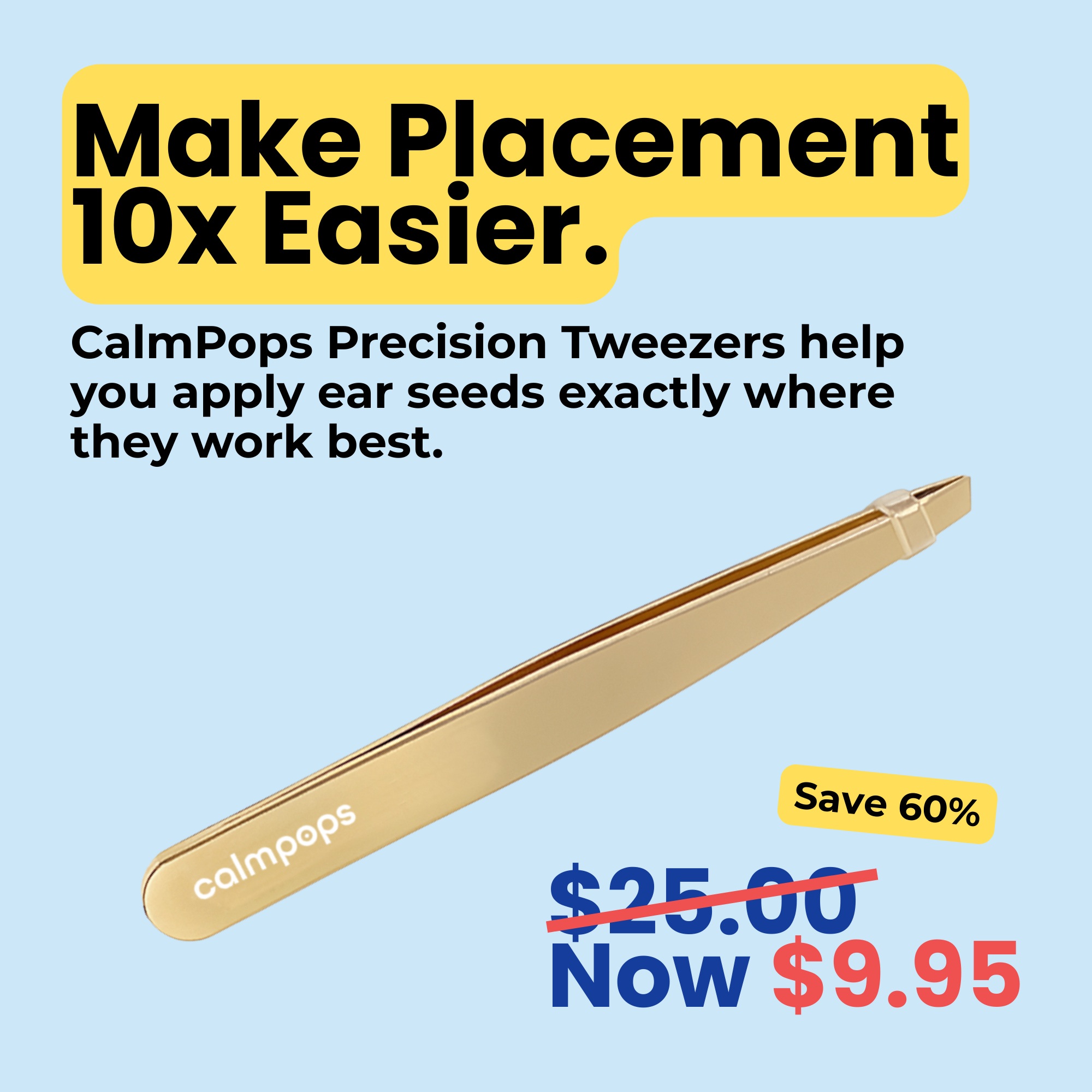 CalmPops™ Precision Tweezers